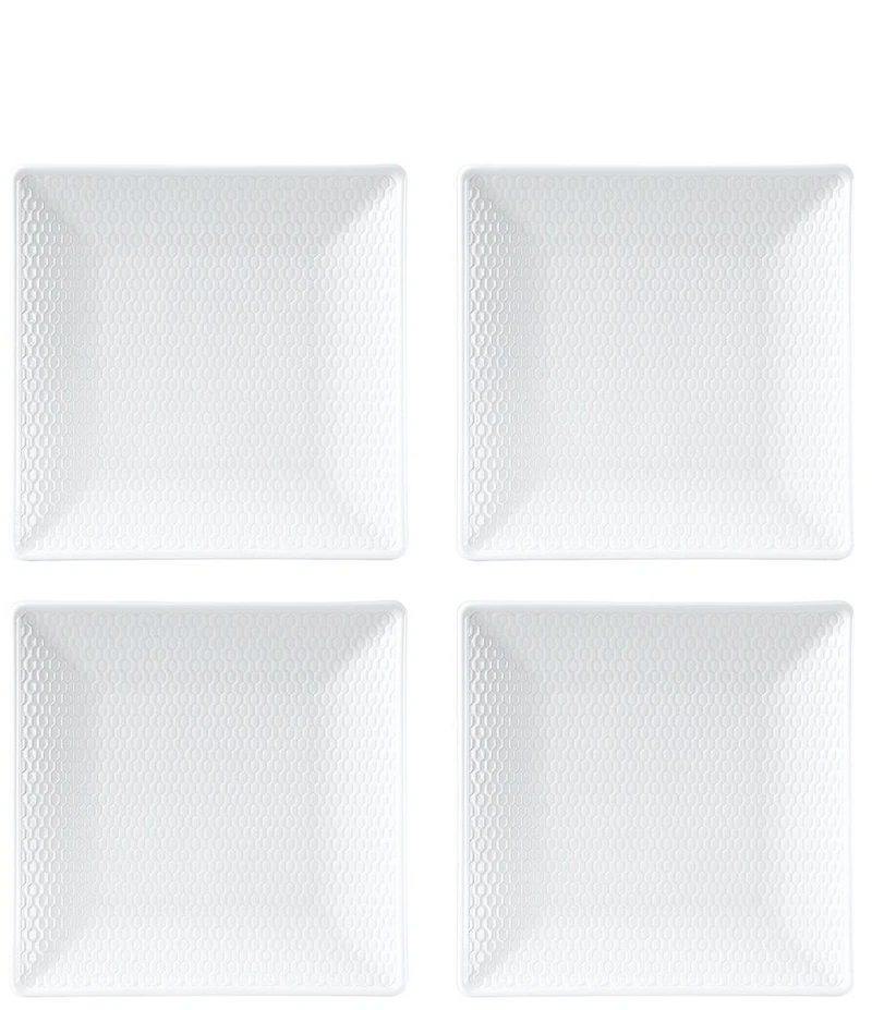 Wedgwood Gio Collection Mini Square Plates, Set of 4