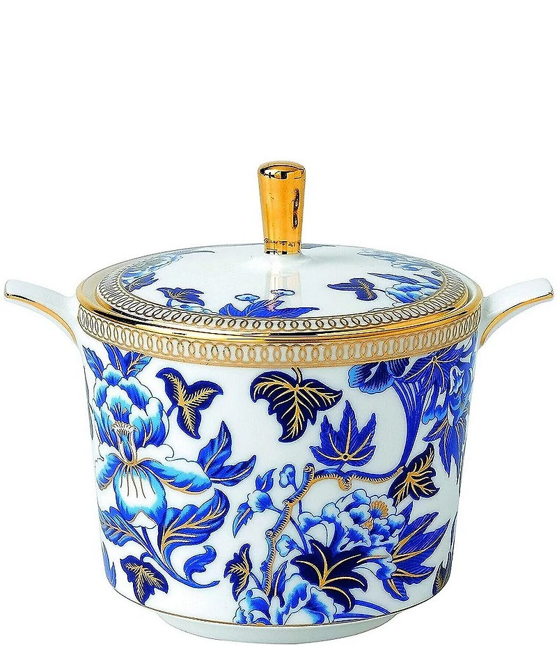 Wedgwood Hibiscus Covered Sugar Bowl