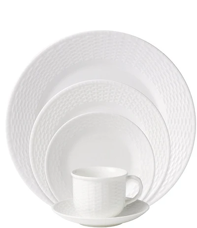 Wedgwood Nantucket Basket Sculpted Bone China -Piece Place Setting