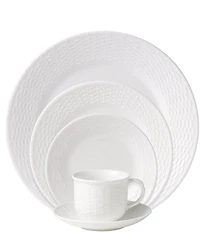 Wedgwood Nantucket Basket Sculpted Bone China -Piece Place Setting