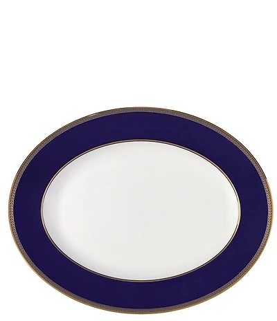 Wedgwood Renaissance Gold Neoclassical Oval Platter