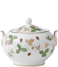 Wedgwood Wild Strawberry Covered Sugar Bowl