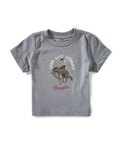 Wrangler® Baby Boys Short-Sleeve Long Live Cowboys Printed T-Shirt