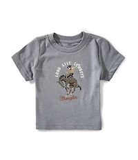 Wrangler® Baby Boys Short-Sleeve Long Live Cowboys Printed T-Shirt