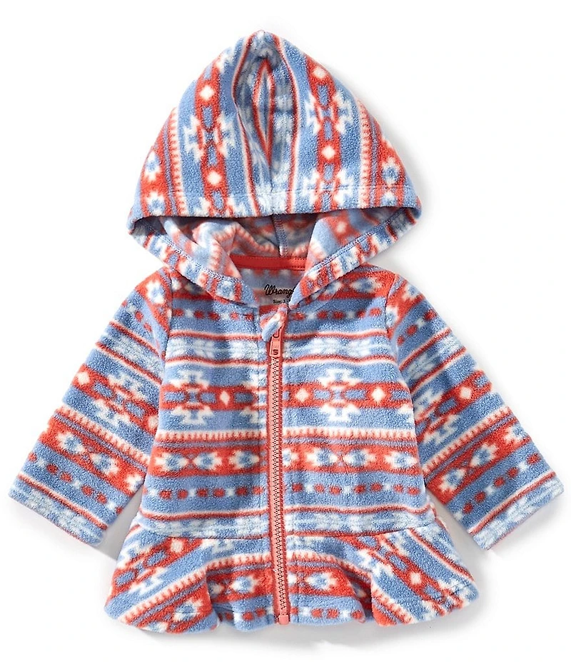 Wrangler Baby Girls Sherpa Fleece Zip Jacket
