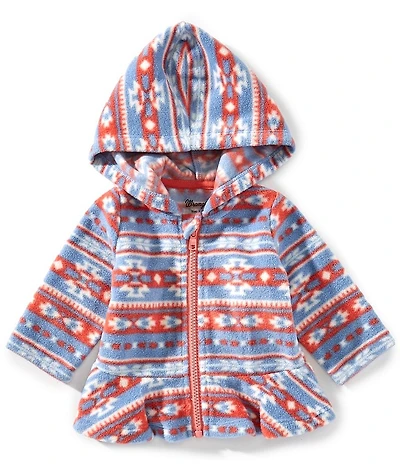 Wrangler Baby Girls Sherpa Fleece Zip Jacket
