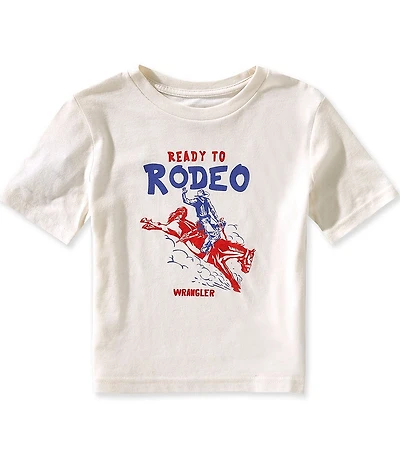 Wrangler® Big Boys Short Sleeve Ready To Rodeo T-Shirt