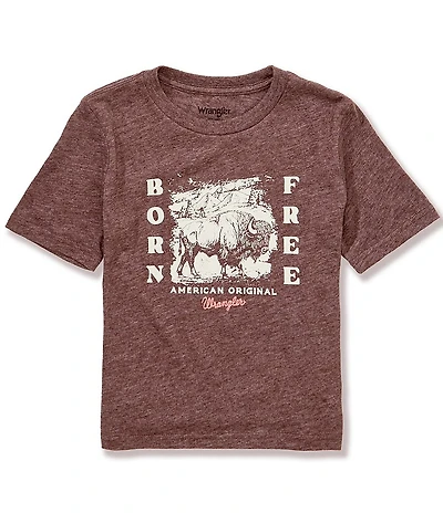 Wrangler® Big Boys Short Sleeve Born Free T-Shirt