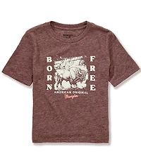 Wrangler® Big Boys Short Sleeve Born Free T-Shirt