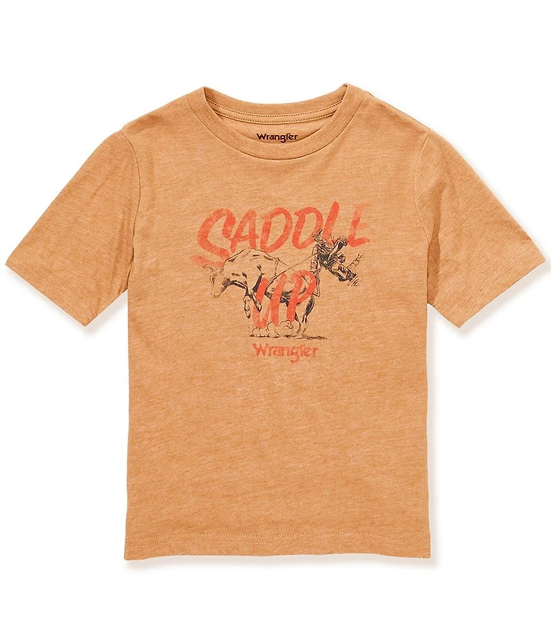 Wrangler® Big Boys Short Sleeve Saddle Up T-Shirt