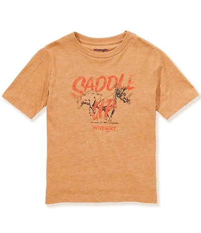 Wrangler® Big Boys Short Sleeve Saddle Up T-Shirt