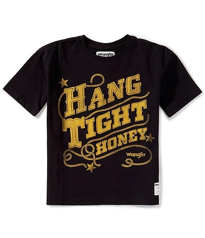 Wrangler® x Lainey Wilson Big Girls Hang Tight Honey Graphic T-Shirt