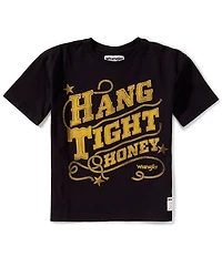 Wrangler® x Lainey Wilson Big Girls Hang Tight Honey Graphic T-Shirt