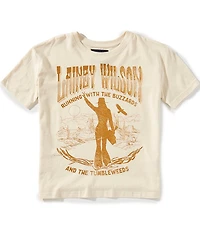 Wrangler® x Lainey Wilson Big Girls Short Sleeve Running With The Buzzards T-Shirt