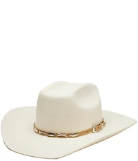Wyeth Dustin Western Conch Belt Wool Cowboy Hat