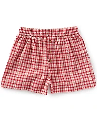 Xtraordinary Big Girls Plaid Boxer Shorts