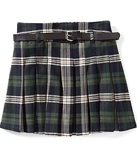 Xtraordinary Big Girls Plaid Belted Skirt