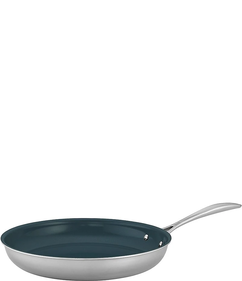 Zwilling Clad CFX 12#double; Stainless Steel Ceramic Nonstick Fry Pan
