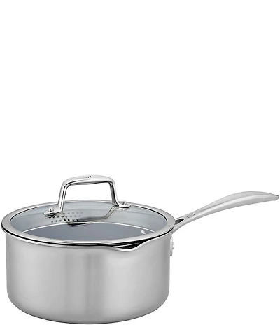 Zwilling Clad CFX 3-qt Stainless Steel Ceramic Nonstick Saucepan