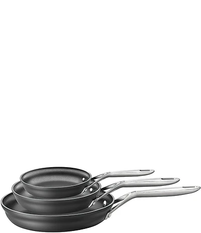 Zwilling Motion Hard Anodized Collection 3-Piece Nonstick Fry Pan Set