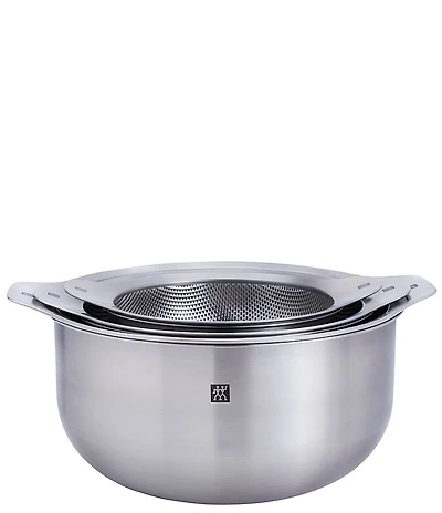 Zwilling Prep 6-Piece Nesting Bowl And Strainer Set