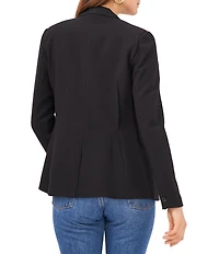 1. STATE Classic Crepe Notch Lapel One Button Blazer