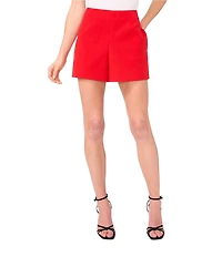 1. STATE Coordinating Linen Blend Flat Front High Waisted Shorts