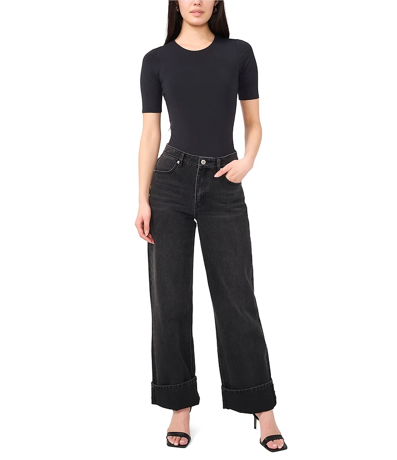 1. STATE Cuffed Denim Jeans