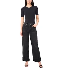 1. STATE Cuffed Denim Jeans
