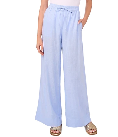 1. STATE Drawstring Elastic Waist Wide Leg Pants