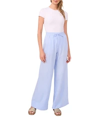 1. STATE Drawstring Elastic Waist Wide Leg Pants