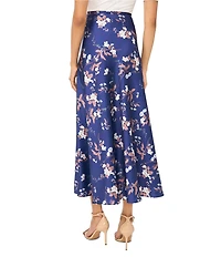 1. State Floral Maxi Satin Skirt