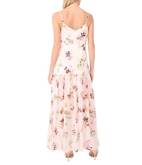1. STATE Floral V-Neck Sleeveless Maxi Slip Dress