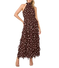 1. STATE Flounce Cascading Maxi Dress
