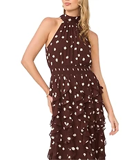 1. STATE Flounce Cascading Maxi Dress