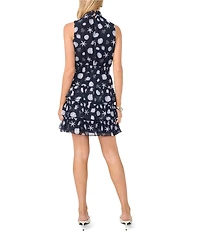 1. STATE Halter Neck Sleeveless Shell Dress