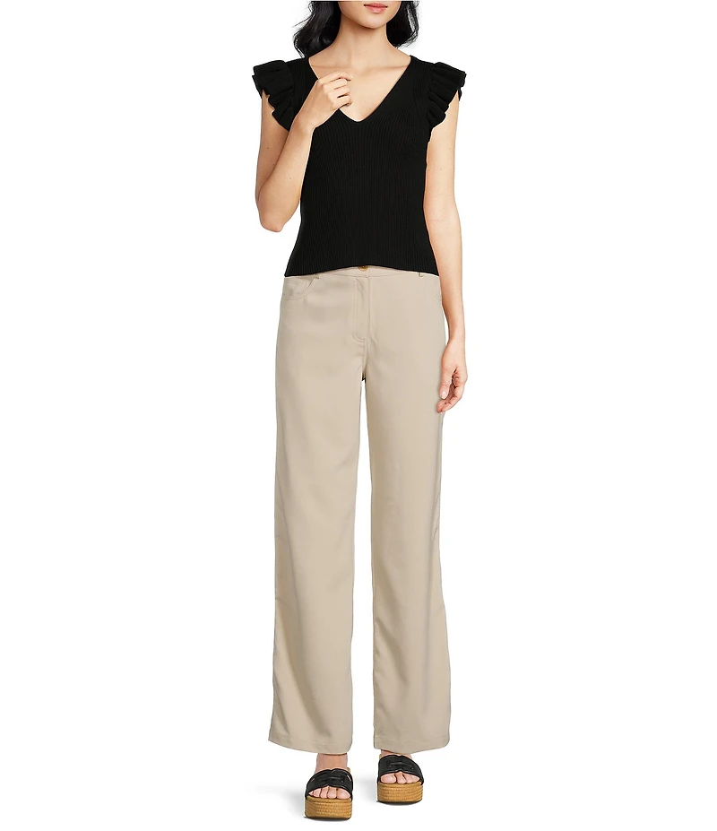 1. STATE High Rise Straight Leg Pants