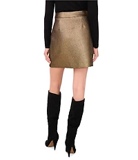 1. STATE Metallic Mini A-Line Skirt