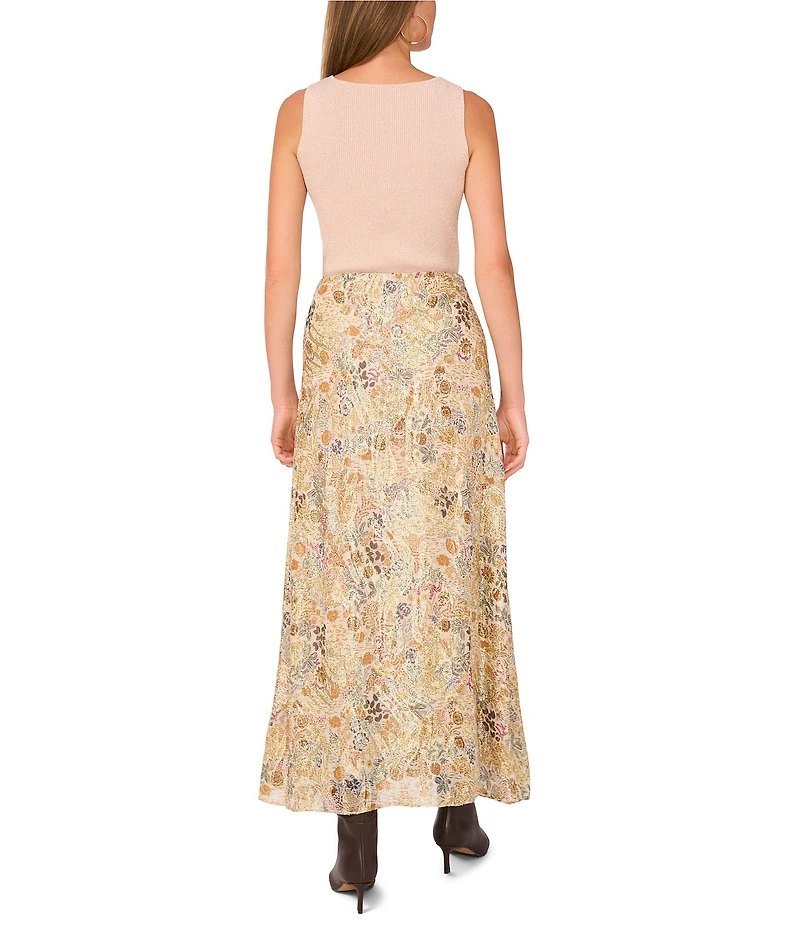 1. STATE Paisley Slip Maxi Skirt