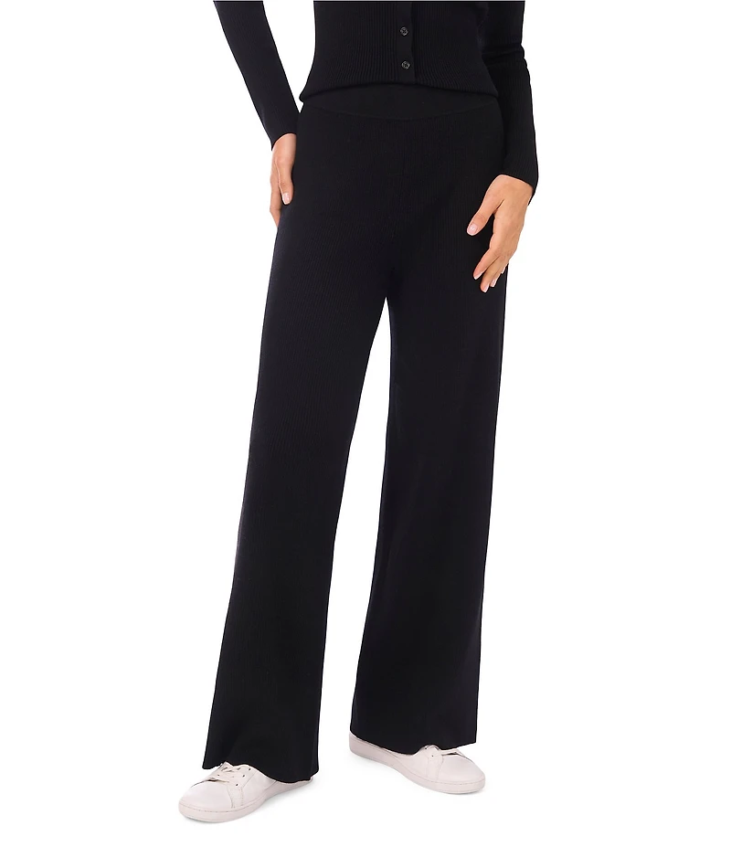 1. STATE Ribbed Pull On Wide Leg Pants