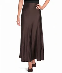 1. STATE Satin High Rise Maxi Skirt