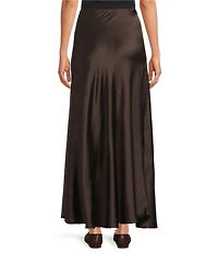 1. STATE Satin High Rise Maxi Skirt
