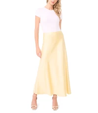 1. STATE Satin High Rise Maxi Skirt