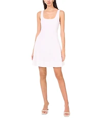 1. STATE Scoop Neck Sleeveless A-Line Dress