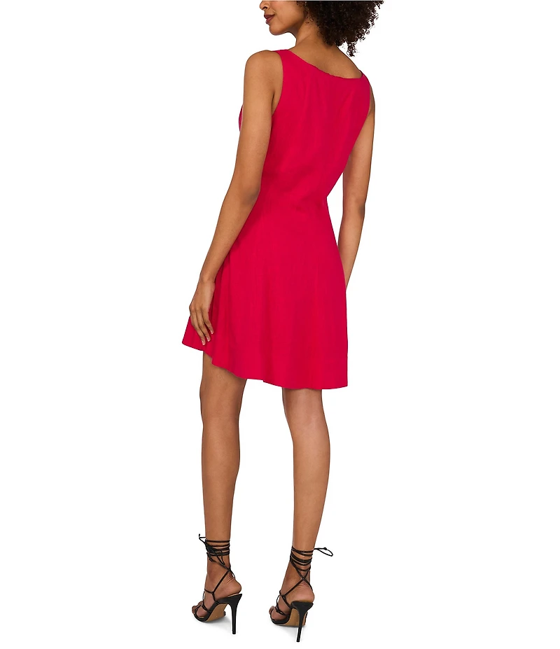 1. STATE Scoop Neck Sleeveless A-Line Dress