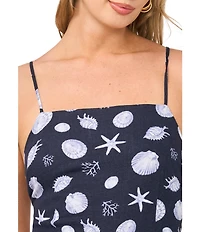 1. STATE Square Neck Sleeveless Maxi Shell Dress