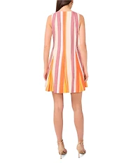 1. STATE Stripe Scoop Neck Sleeveless Mini Dress