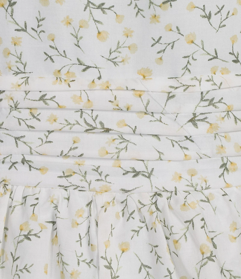 1. STATE V-Neck Sleeveless Ruffle Maxi Dress