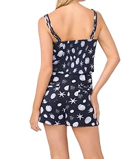 1. STATE V-Neck Pin Tuck Coordinating Tank Top