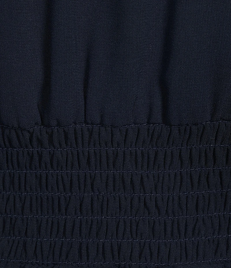 1. STATE V-Neckline Sleeveless Gauze Maxi Dress